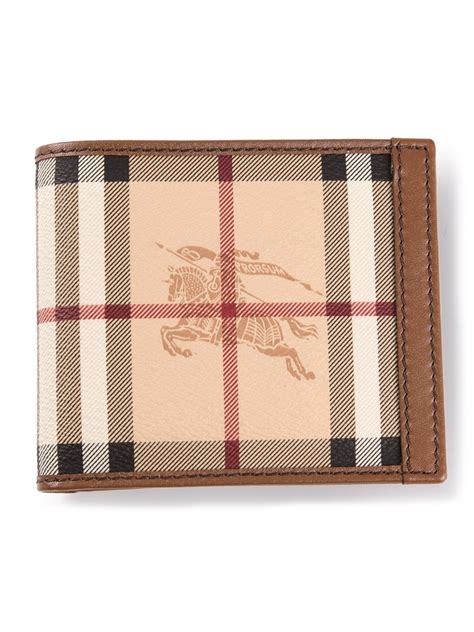 burberry men's bifold wallet